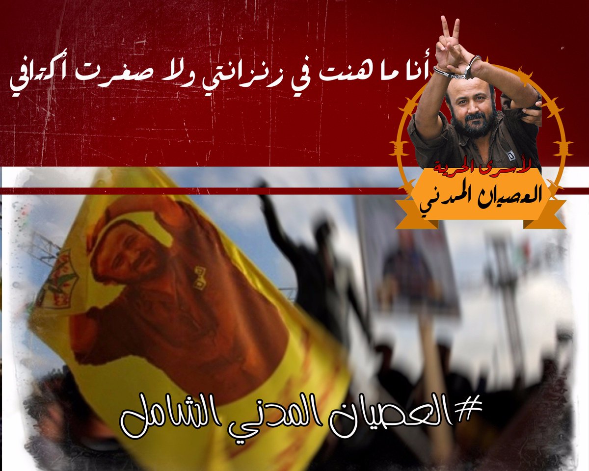 adhamomar2's tweet photo. "أنا ما هنت في زنزانتي ولا صغرت أكتافي"
#اضراب_الكرامة
#مروان_البرغوثي
 #العصيان_المدني_الشامل https://t.co/jKf4ajLJXN