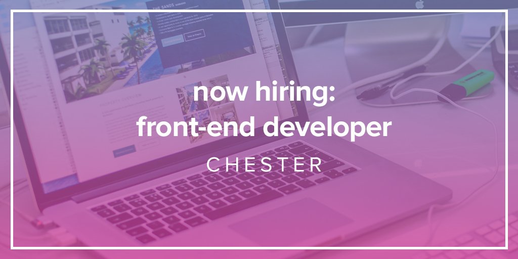 Want to be a part of Clicky? Apply now clicky.co.uk/careers/front-… #Chestertweets #Developer #clickylife