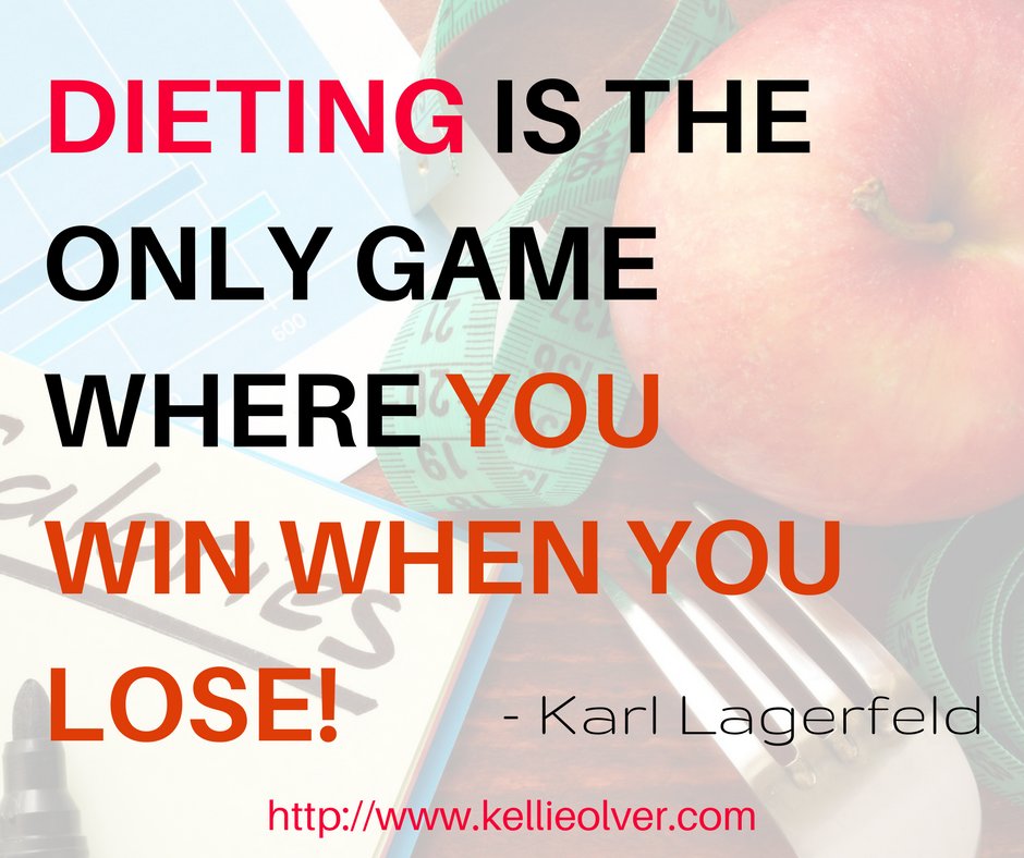 Kellieolver's tweet image. Dieting is the only game where you win when you lose! #KellieOlver #Quotes