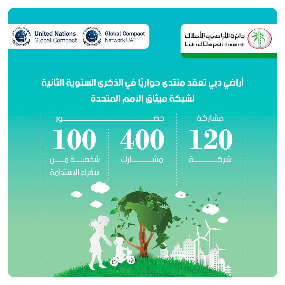 Dubai Land Department holds a dialogue forum on the second anniversary of the United Nations Charter Network. #UNGC2017 #TheGlobalGoals