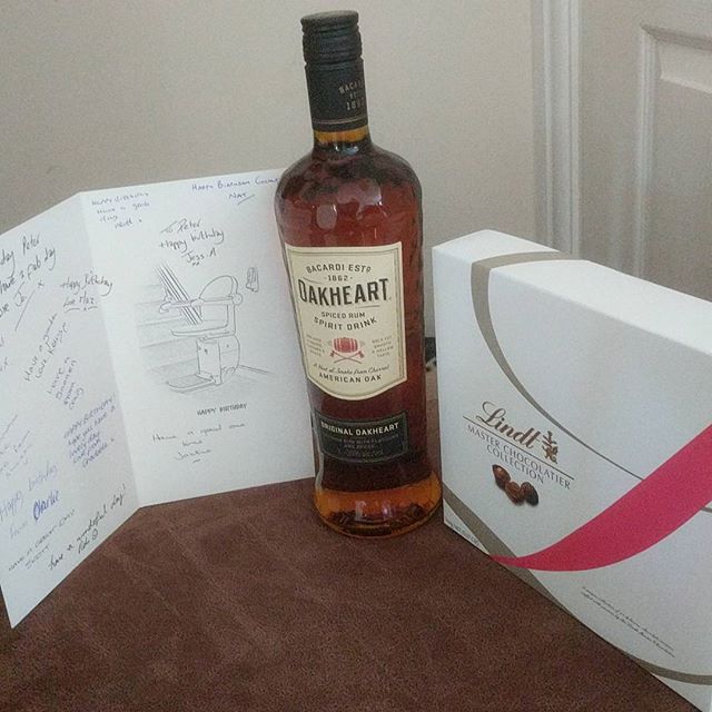 SLEmb_Wizard's tweet photo. Love my team...although think they're trying to say something always buying me booze...what am I saying....I love booze!!  #happybirthdayme https://t.co/nCXQAW0lP8