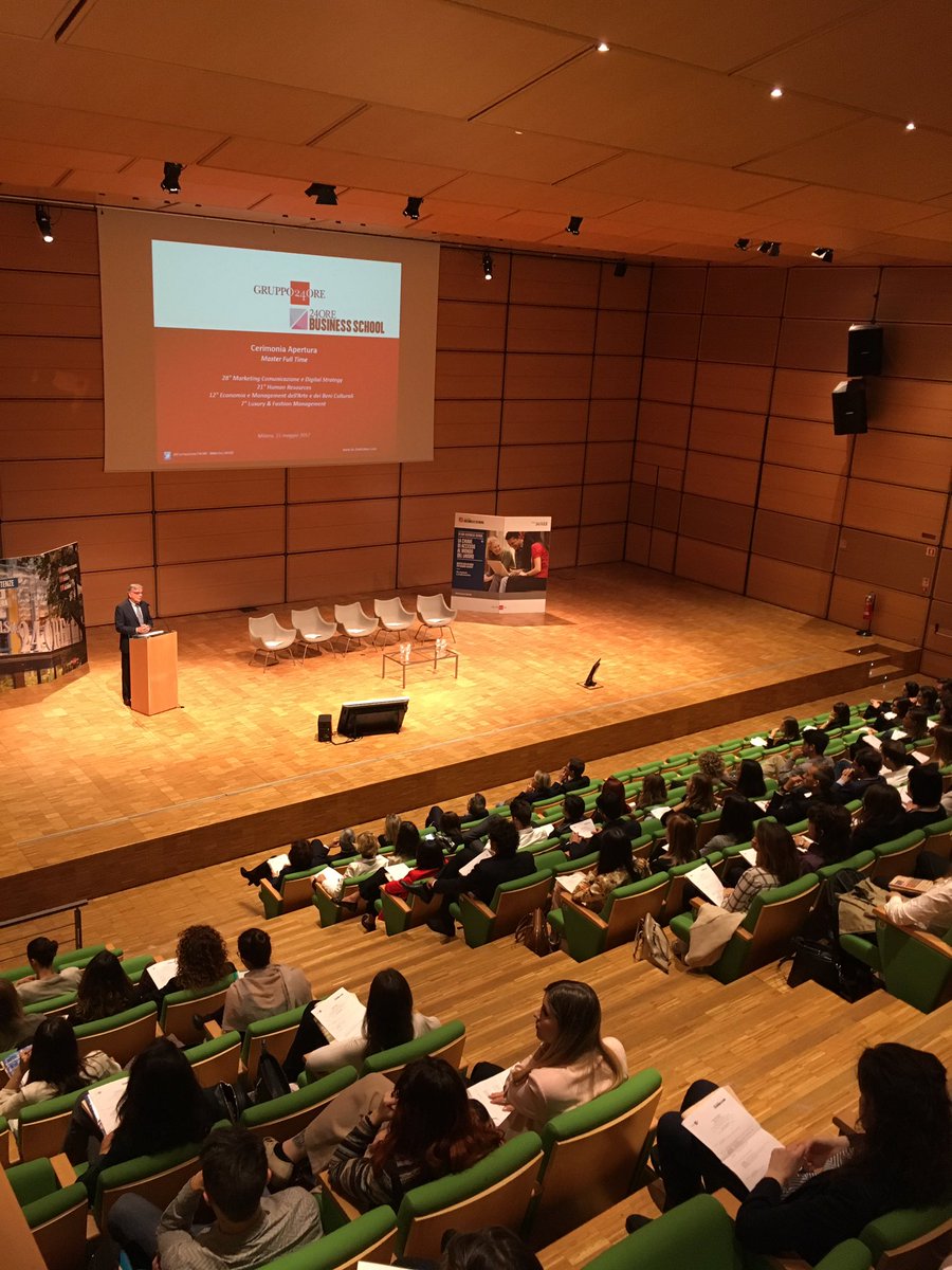 "Tutti danno l'Italia per un Paese spacciato, a voi il compito di smentire quest'idea" Franco Moscetti AD <a href="/Gruppo24ore/">Gruppo Il Sole 24 ORE</a> Apertura #master24ore