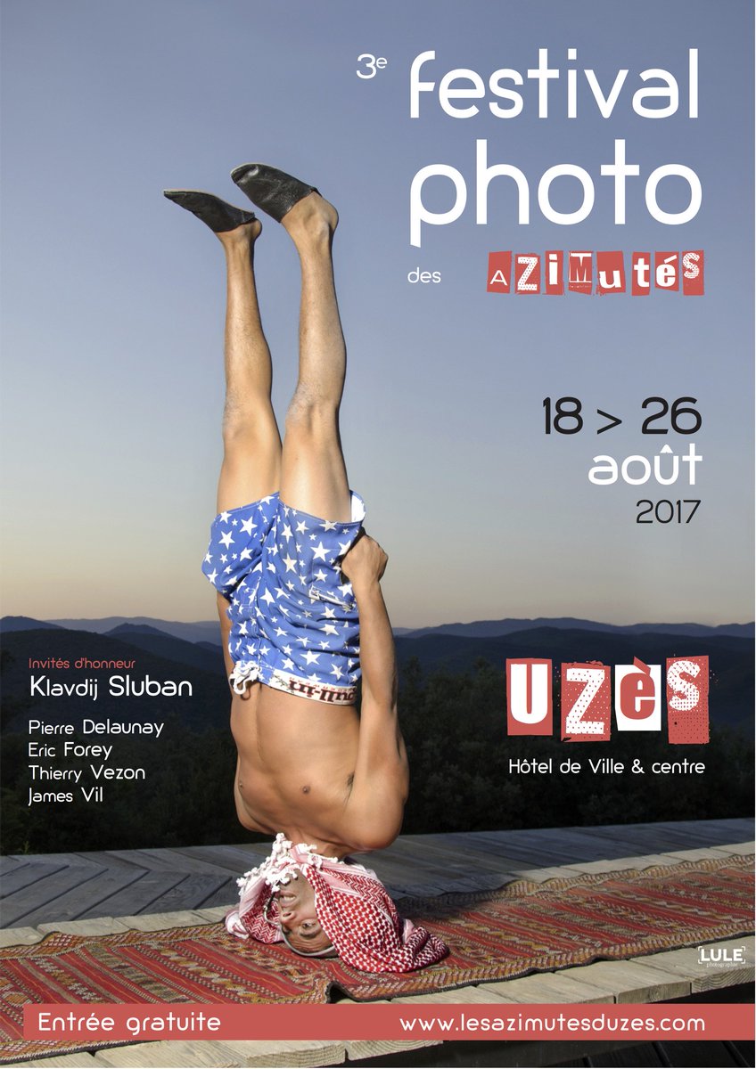 Azimutes_Uzes's tweet image. L'affiche du festival #photo d'Uzès - à vos agendas !