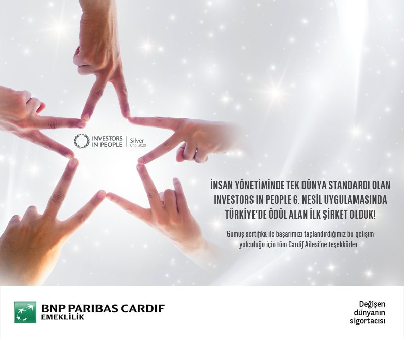 BNPPCardifTR's tweet photo. İnsan Kaynakları alanında dünyadaki tek uluslararası kalite standardı @IIP’nin 6. Nesil Uygulaması'nda akredite olan ilk şirket olduk! https://t.co/wl1IwMWVjv