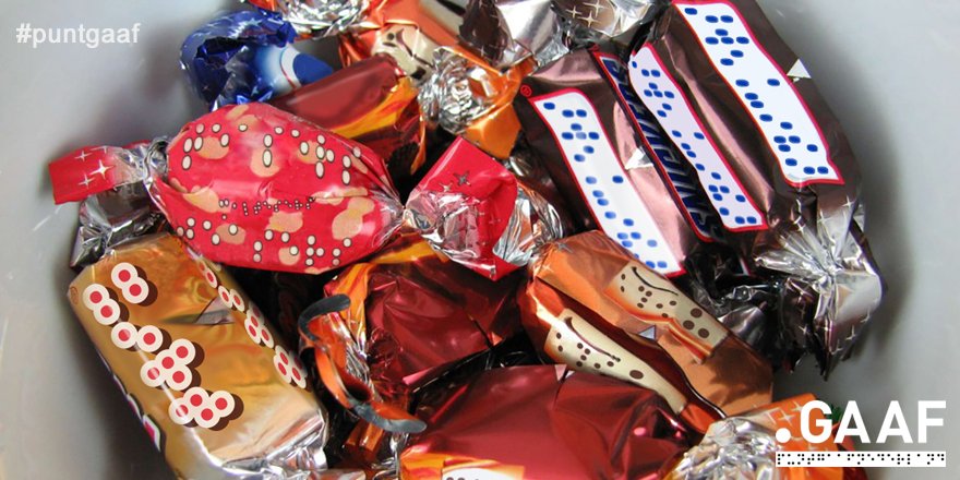 Genoeg te vieren vandaag! #Feyenoord #ESF17. Maar hoe kies je jouw favoriet als je niet kunt zien? #braille