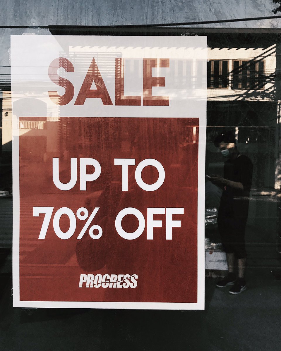 CLAVELMedia's tweet image. #SaleSpotting at @progressph 

Last day today, open until 11:00PM. 

#progressph #npsd2017 #streetwear #supportyourlocalph #clavelmagazine