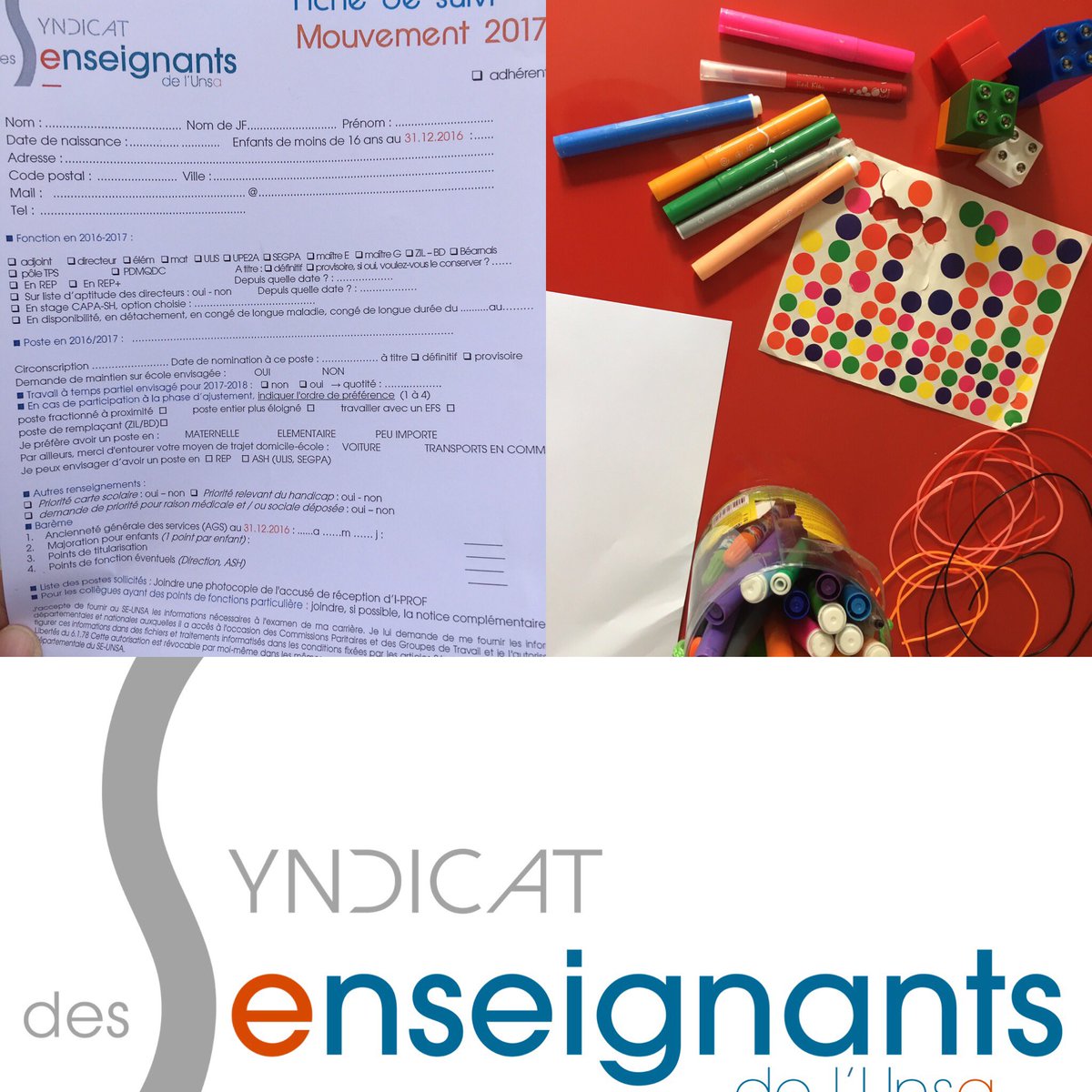 riconovic's tweet photo. Envie d'enseigner en maternelle? Le @SEUNSA94 t'accompagne pour le Mouvement.Remplir sa fiche de suivi en 1 clic
https://t.co/t63dyL9WXH https://t.co/aE9hGI2The