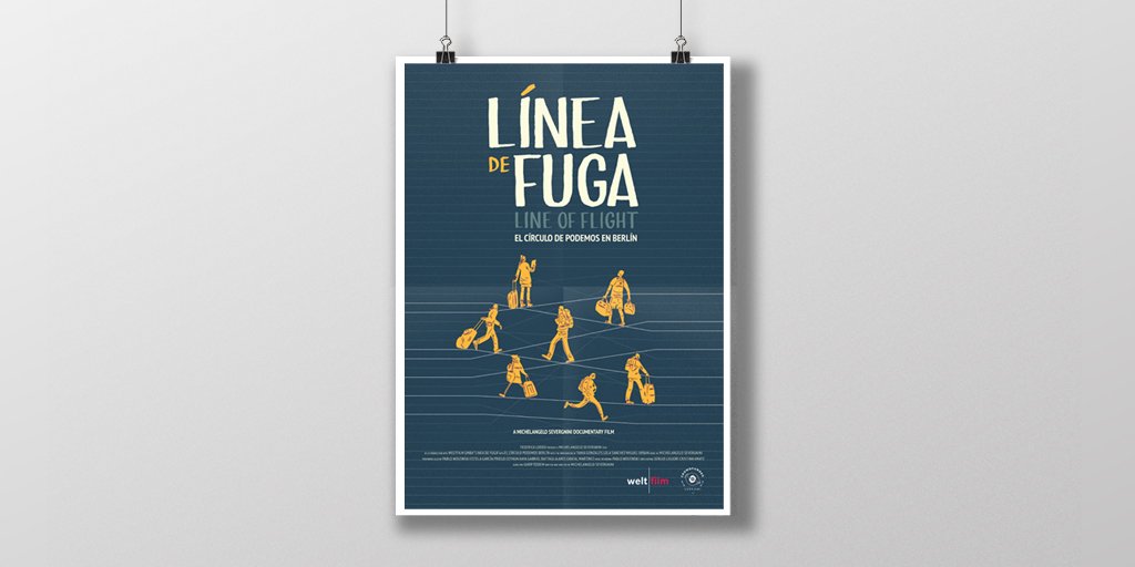 mole_collective's tweet photo. Poster for @lineadefugafilm, a movie that follows the struggle of a group of new Berliners that want to make a change #poster #documentary https://t.co/LYEs73AmRM