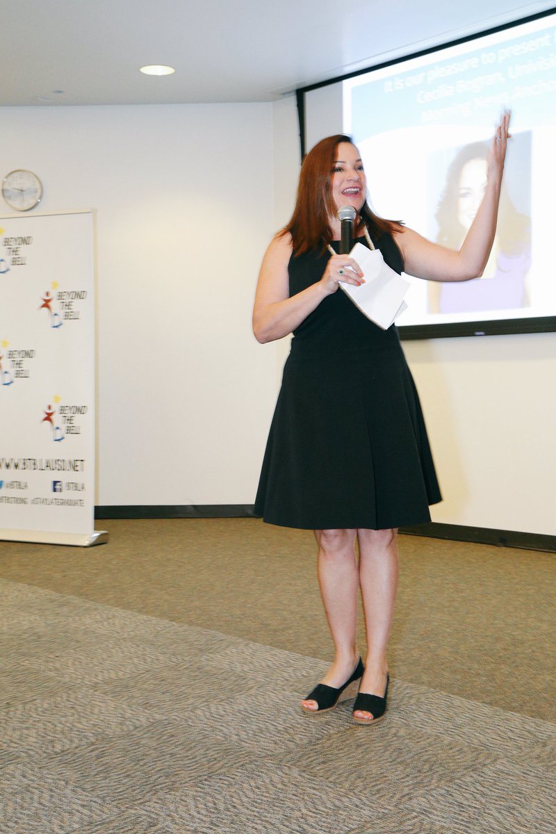 Thank you <a href="/cecilia_bogran/">Cecilia Bográn</a> from Univision 34. She was one of the keynotes at LAP in <a href="/PCCLancer/">PasadenaCityCollege</a>. #btbstrong #LAP