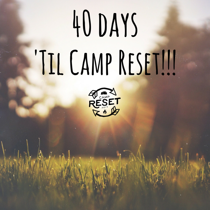 campreset's tweet photo. Camp Reset in 40 sleeps! We're looking forward to new connections, old friends, dips in the lake and days full of the unexpected! #campreset https://t.co/4ZH9uOKiXR