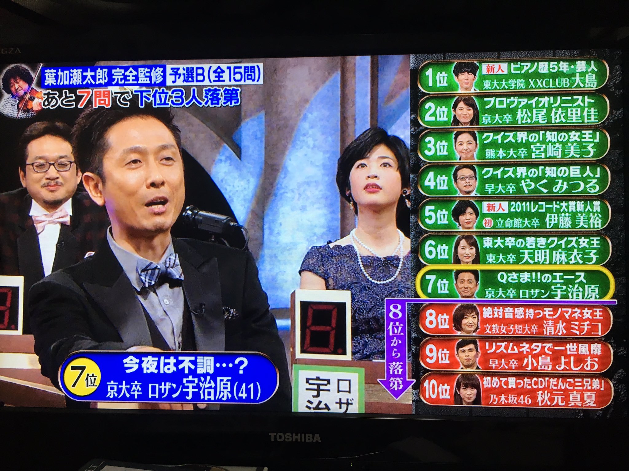 伊藤美裕 Miyu Ito on Twitter: "Qさま‼︎ 観てくれた方ありがとうございました。辰巳さん・宇治原さんという、附属の先輩お