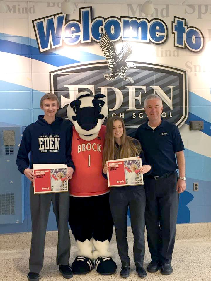 DiscoverBrock's tweet photo. Congrats to both recipients of the Niagara Principal's Scholarship @Eden_High https://t.co/ADqVAgzvCT
