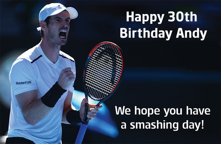 Happy 30th Birthday We hope you have a smashing day! 