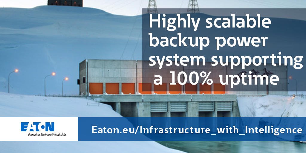 EatonIT's tweet photo. Running a #DataCenter on 100% #RenewableEnergy is possible! @VerneGlobal #SuccessStory https://t.co/yj36hWBNUp https://t.co/MfCPc74v4j