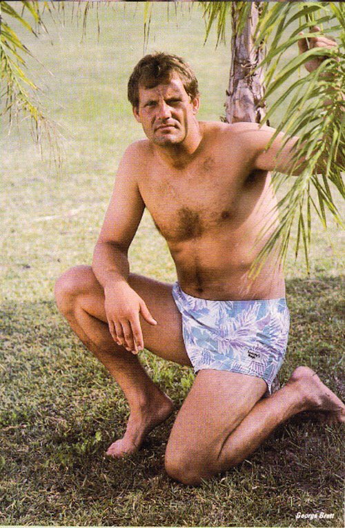 Happy Birthday George Brett. Remember that one time you were in a 1984 issue of Playgirl? 