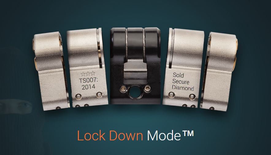 UltionLock's tweet photo. Ultion's Lock Down Mode keeps homes secure even under the most aggressive attacks. Find out more at https://t.co/GVrKfWBsKj https://t.co/yAEEJPos9x