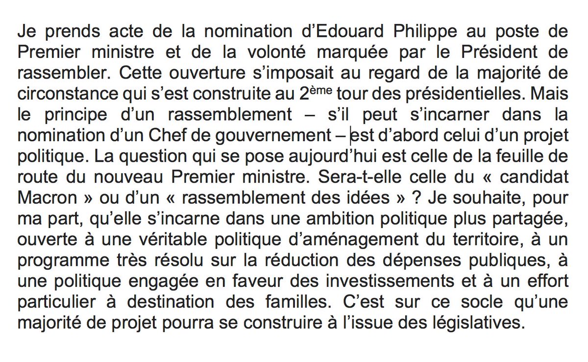 JCFromantin's tweet photo. Un Premier ministre pour quelle feuille de route ...? https://t.co/dNipxtjcN1