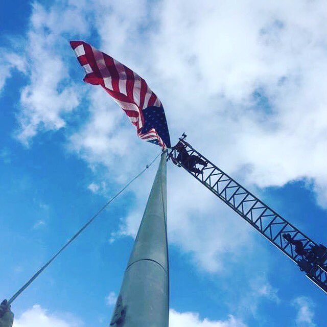THANK YOU to the Castle Hills Fire Department for helping us get a stuck flag down today.And thank you for serving this community every day!