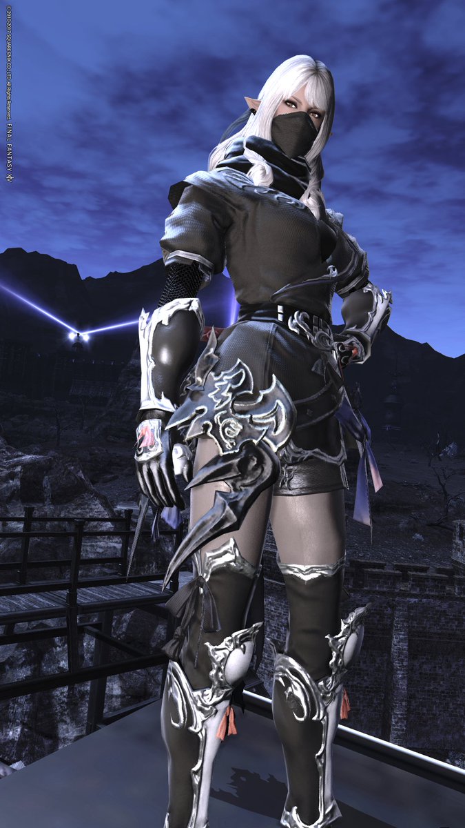 ダークエルフ×忍者という厨二おぶ厨二 #褐色14ちゃん #本日のエレゼン