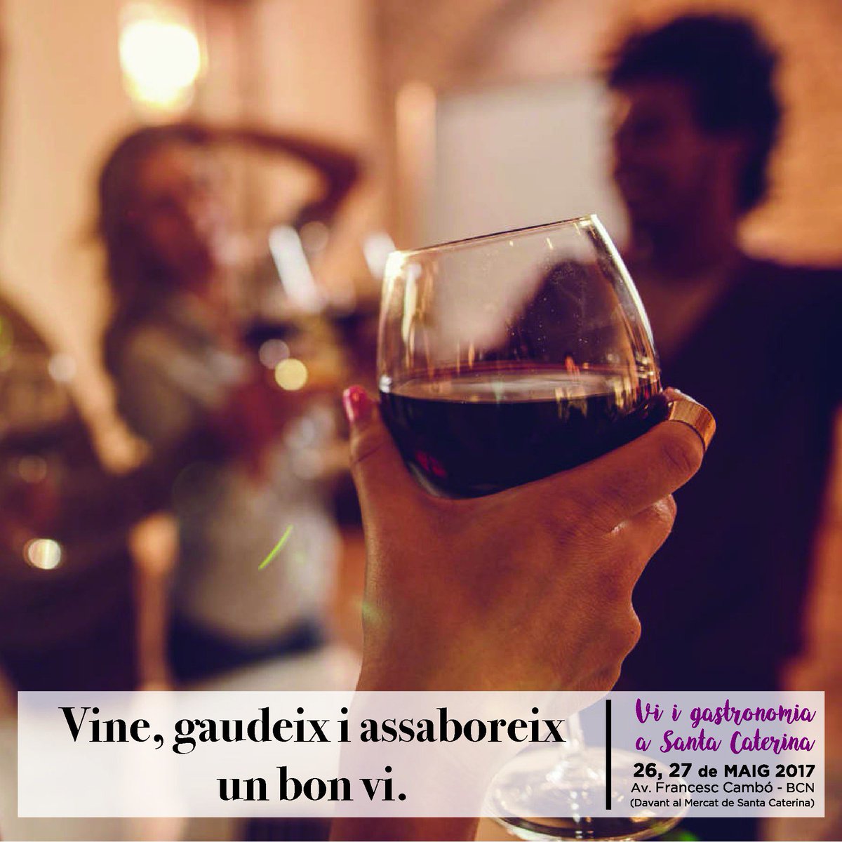 Els 26 i 27 de maig vine al Vi i gastronomia de Santa Caterina! 🥂     #market  #bcngourmet #Viigastronomia2017 #caterinavino #winelovers