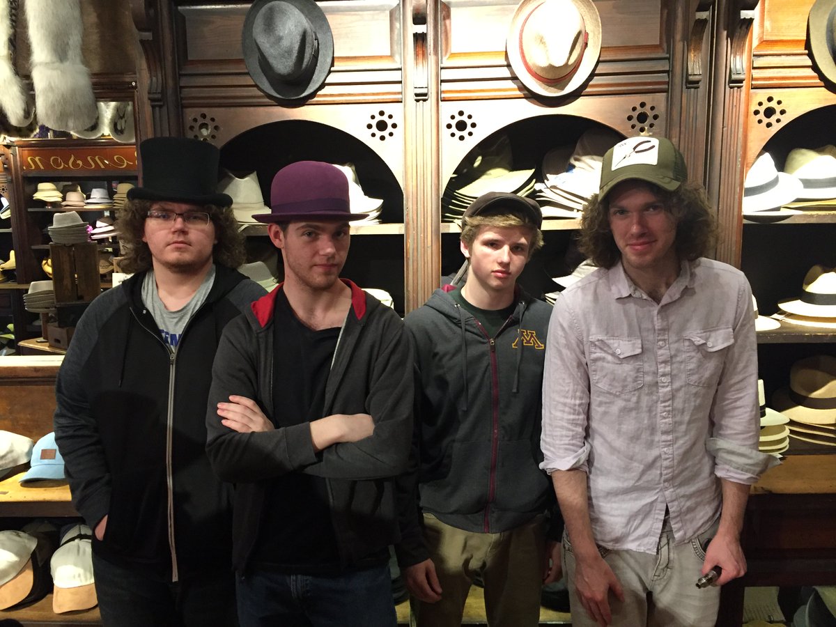 kellyonradio's tweet photo. Hey, @Slash 
You're inspiring my 16 year old teenage boy. Mason is very quiet and shy, but he ROCKS a top hat. https://t.co/wPG2s2wInu