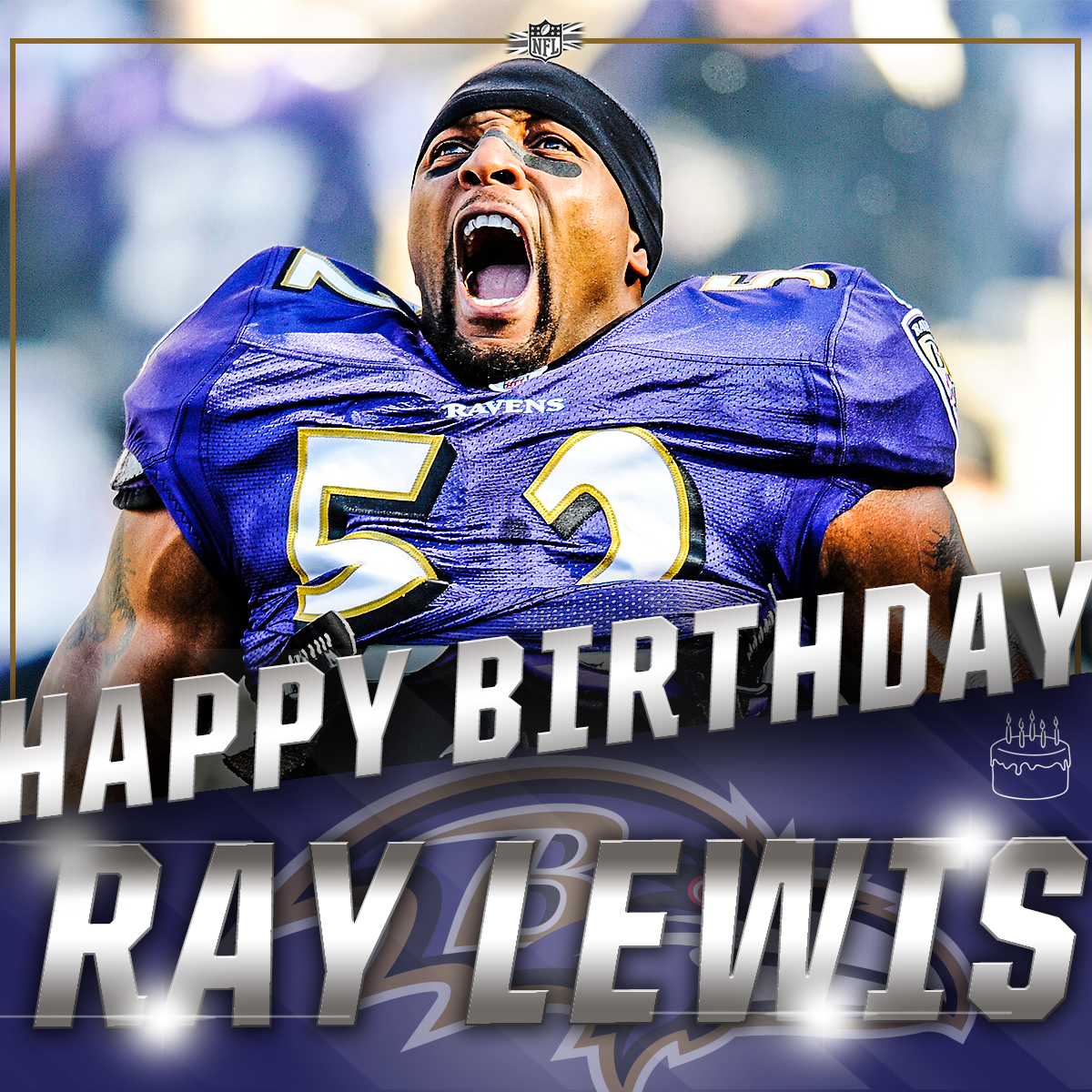 NFLUKIRE's tweet photo. Happy Birthday to @Ravens legend, @raylewis 🎉 https://t.co/lwbtVWqBjD