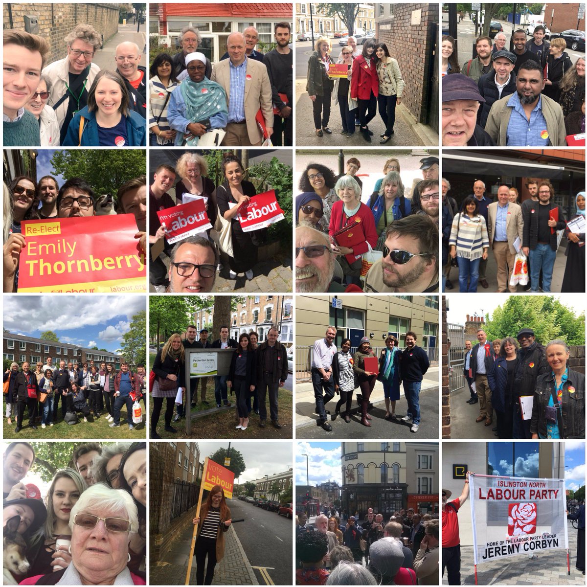 It's been a very busy weekend on the #labourdoorstep in Islington for our Councillors, activists &amp; MPs <a href="/jeremycorbyn/">Jeremy Corbyn</a> &amp; <a href="/EmilyThornberry/">Emily Thornberry</a>!