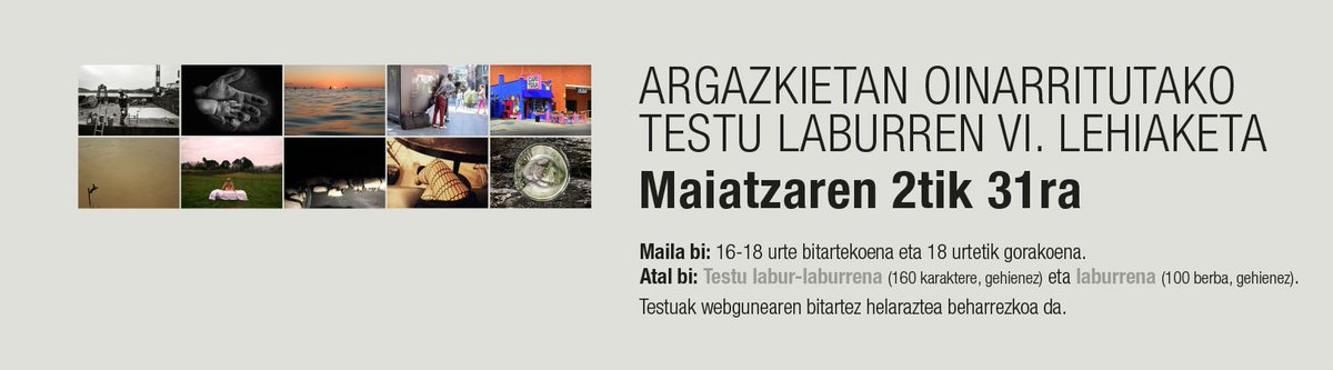 #argIHIzkiak orain arteko parte hartze datuak ezagutu gura? #literatura #sorkuntza <a href="/HirukaEus/">Hiruka</a> <a href="/egizu/">egizu</a> labur.eus/ejg8y