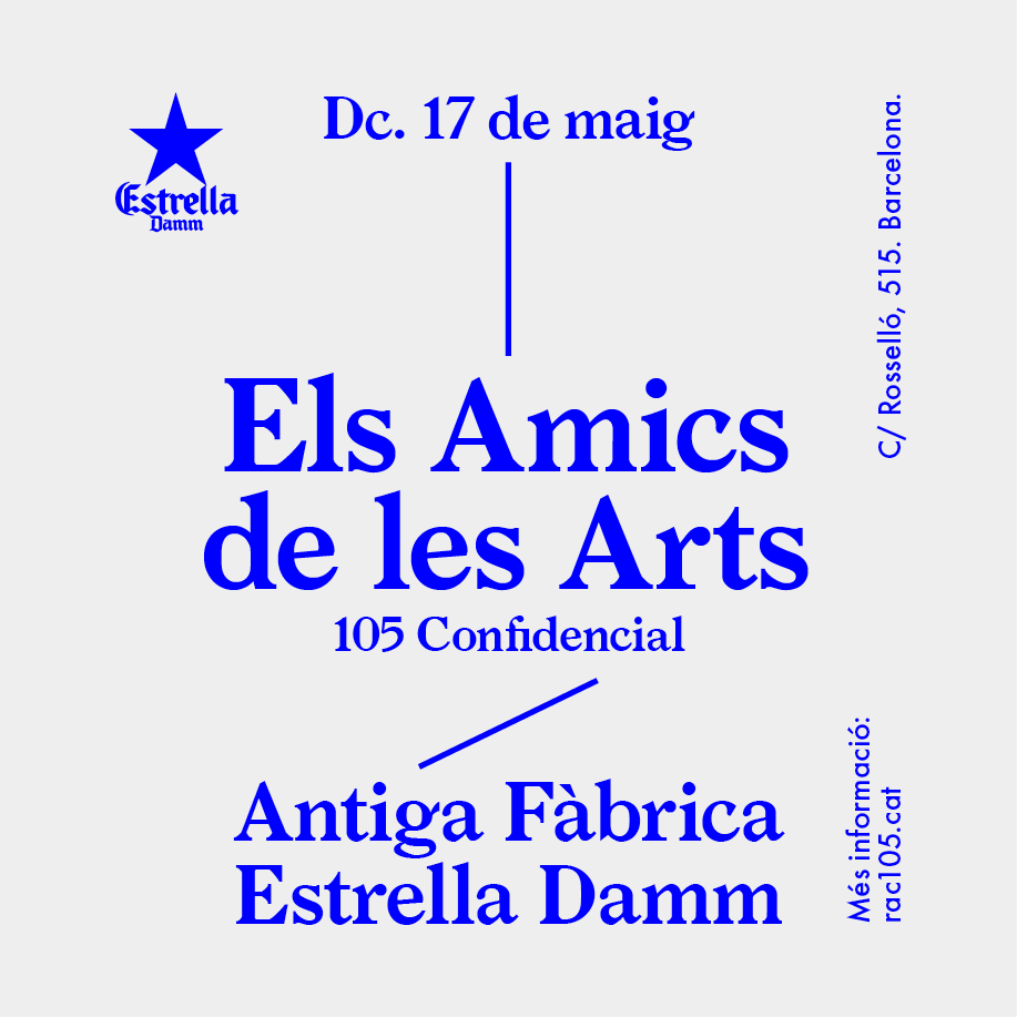 EstrellaDammCat's tweet photo. L'#AntigaFàbrica rep de nou els @amicsdelesarts per gaudir del seu nou treball "Un estrany poder". Encara no l'has sentit? https://t.co/8ymAuII3sk