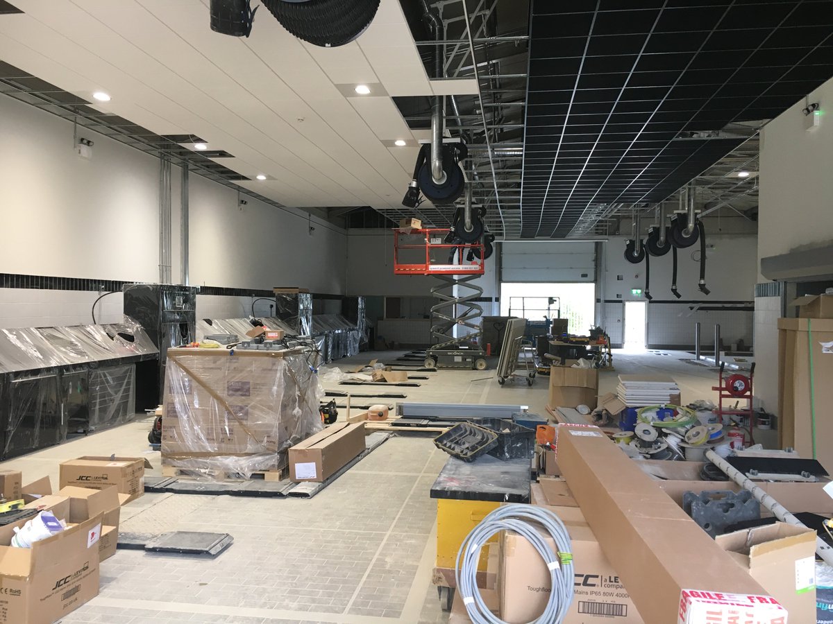 #MINI workshop taking shape, suspended ceiling will create a lovely finish!!