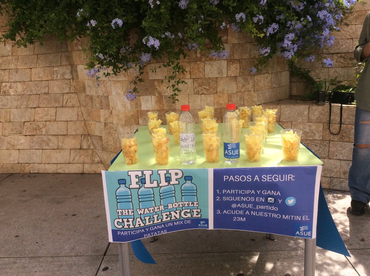 ASUE_partido's tweet photo. Dale una vuelta a la BOTTLE CHALLENGE! Te esperamos en la salida a la 13:00!! 🍾🍾🍾 #DaleUnaVueltaAEusa #thpropaganda https://t.co/4plwDUPRFb