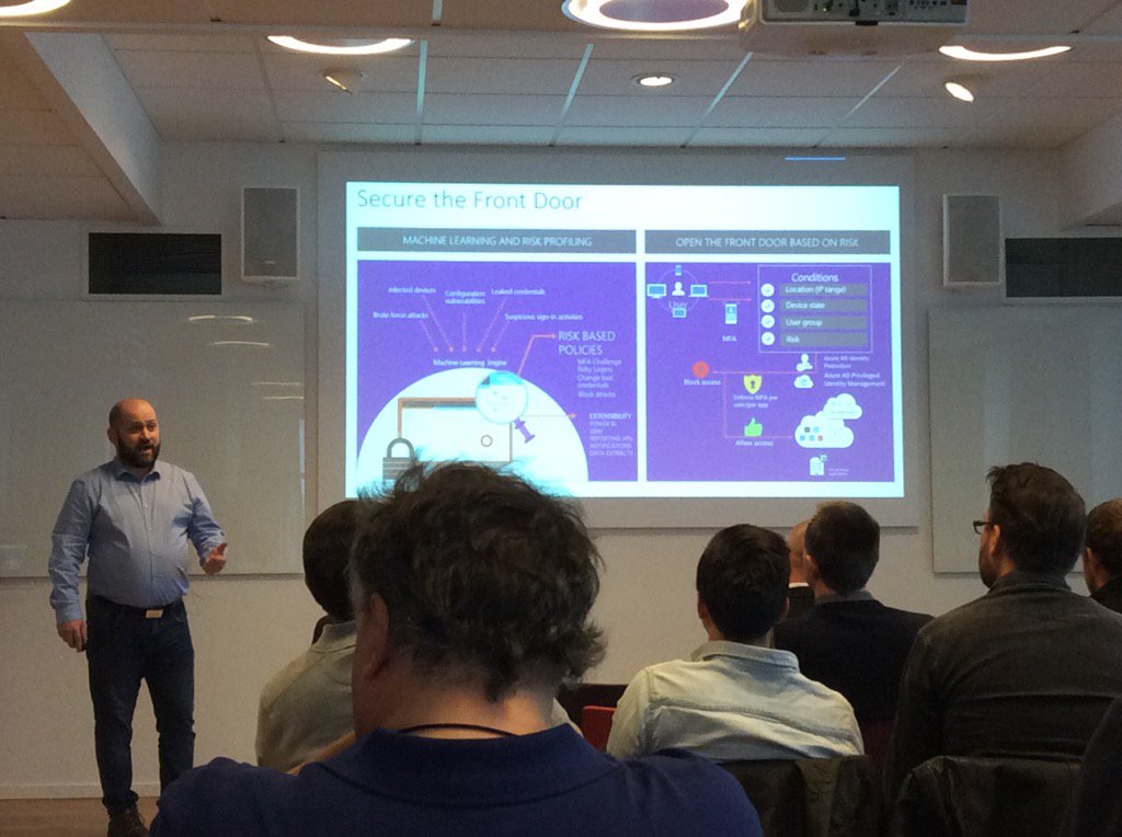 jogu63's tweet photo. Attending security session @MicrosoftSE @BallouHosting https://t.co/rw4VdS9nlx