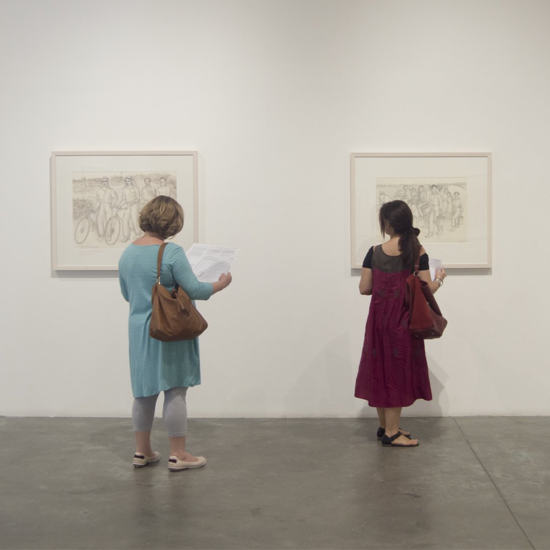 AyyamGallery's tweet image. Last few days to see #SamiaHalaby's 'Documentary Drawings of the Kafr Qasem Massacre' at #AyyamGalleryDubai @AlserkalAvenue, closing 18 May.