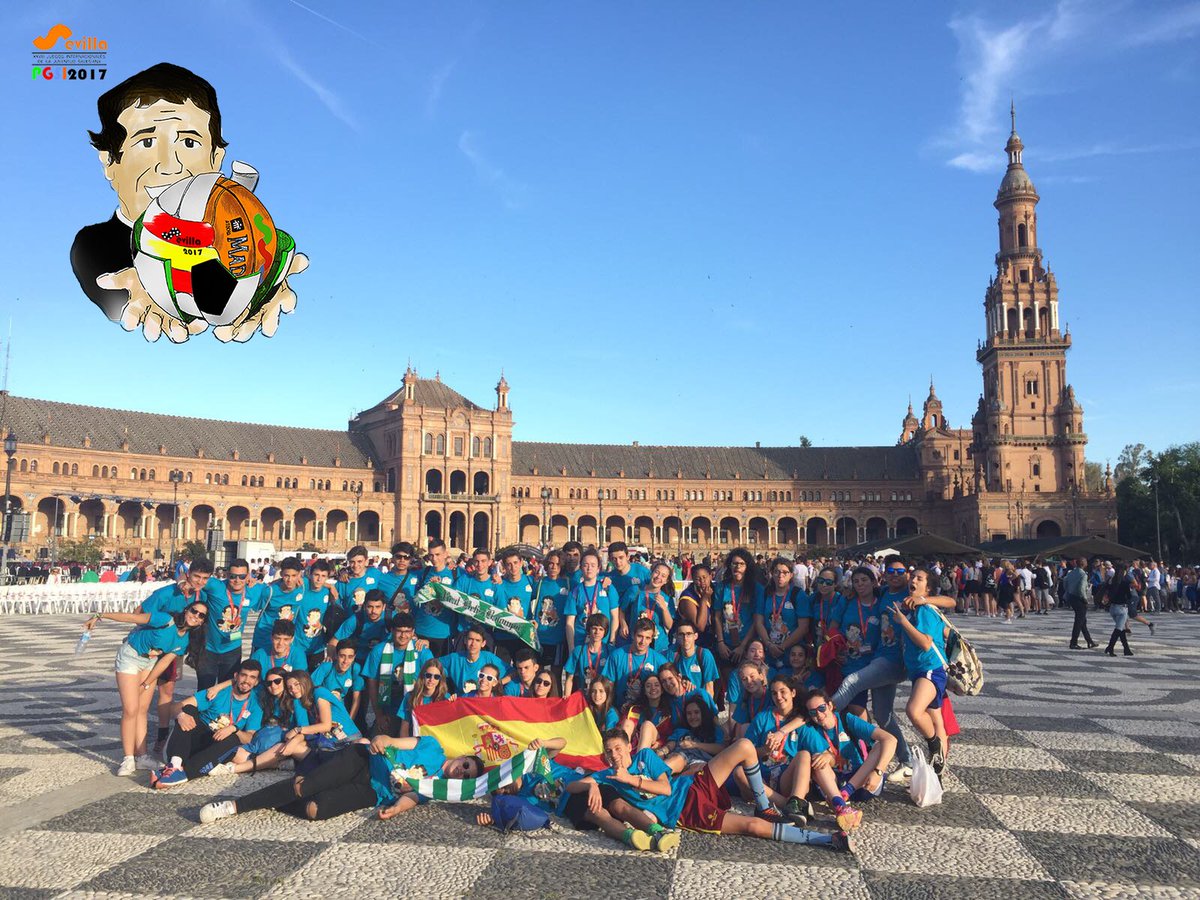 salesianosatoch's tweet photo. Con mucho cariño dejamos Sevilla, la ciudad que ha sido nuestra casa durante estos días. ¡Gracias por todo! #pgsiSevilla2017 @pgsisevilla17 https://t.co/JqJDbSBzwy