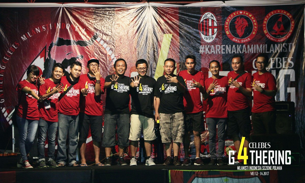 Ki-Ka (BolmongRaya-Parepare-Palu-Makassar-Kendari-Polman-Luwuk) Gathering Sulawesi <a href="/MilanistiOrId/">Milanisti Indonesia</a> dan Host <a href="/MIsezPolman/">MI Sezione Polman</a> 12-14 Mei 2017