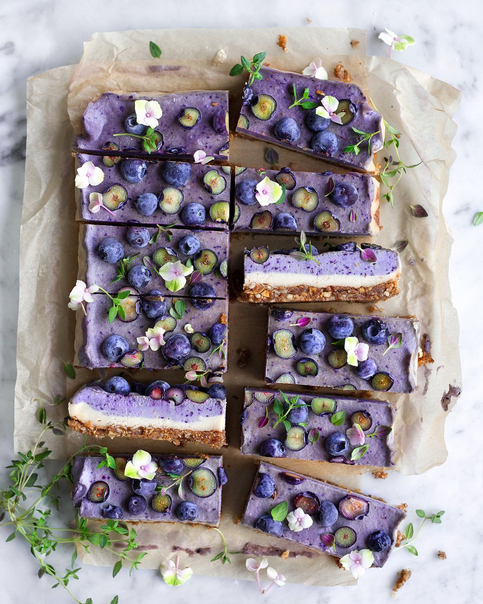 Creamy Blueberry Thyme Raw Cake and the heavenly powers of berries and herbs! instagram.com/p/BUG6af2F0Dw/… #rawcake #vegan