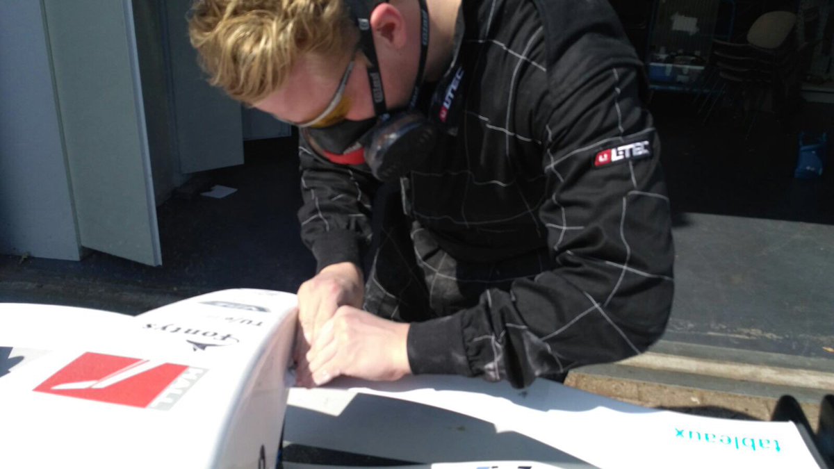 TUeInMotion's tweet photo. Preparing the parts for the next step: the paintshop! Nice to know: These parts will upgrade aero-efficiency #RoadToZandvoort #PartOfTheTeam https://t.co/j3n8wDvsEX