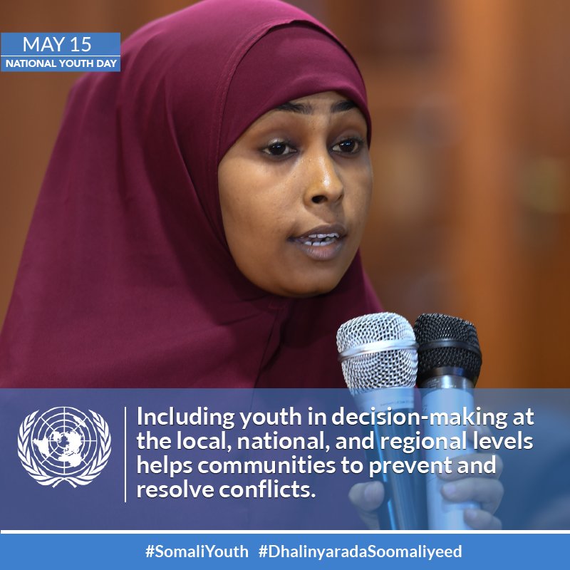 UNSomalia's tweet photo. Those in authority have a responsibility towards young Somalis: to foster political stability and make opportunities available. #SomaliYouth https://t.co/IdJANIEGVC