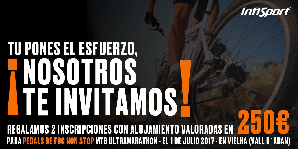 infisport's tweet photo. ¡Queremos regalártelo🎁!
¿Quieres ir a @pedalesdelmundo?
Para participar en el #CONCURSO:
-Me gusta
-Comparte
-Menciona con quien quieres ir. https://t.co/W03HiIANRZ