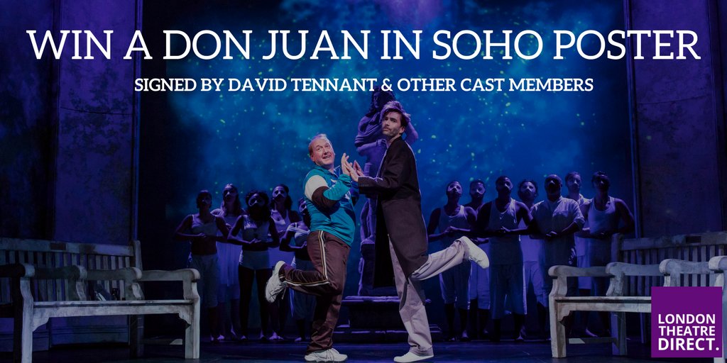theatre_direct's tweet image. COMPETITION TIME! RT &amp;amp; Follow to win a signed 'Don Juan In Soho' poster! - bit.ly/2qIz1z0