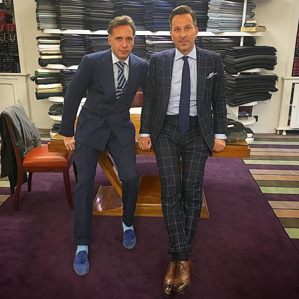 Still under medication and feeling rather shaken (though never stirred)  after half a dozen meetings, a super quick visit at my tailor.