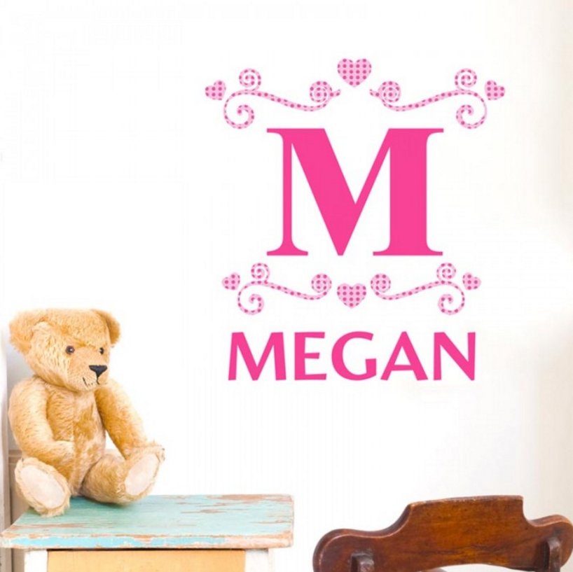 These personalised adhesive wall vinyls are quick and easy to apply and perfect for the nursery or child's bedroom ow.ly/c4JV30bokVl
