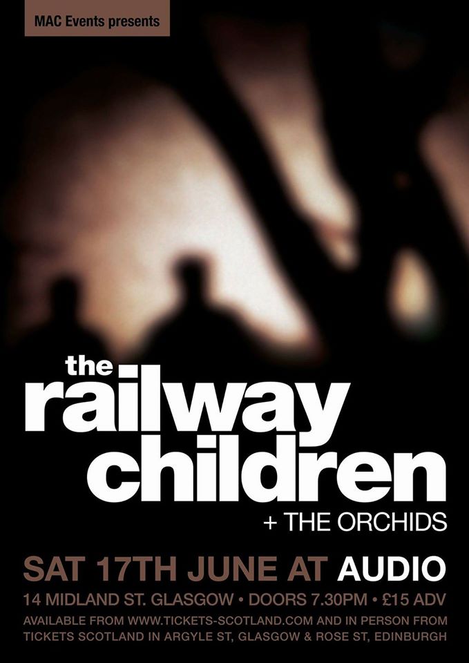 What's On Glasgow (@whatsonglasgow) on Twitter photo .<a href="/TheRailwayChild/">The Railway Children</a> are coming to <a href="/AudioGlasgow/">Audio Glasgow</a> to play their first Scottish show in over 25 years! @mac_events_scot
bit.ly/2pBPNiT .<a href="/TheRailwayChild/">The Railway Children</a> are coming to <a href="/AudioGlasgow/">Audio Glasgow</a> to play their first Scottish show in over 25 years! @mac_events_scot
bit.ly/2pBPNiT