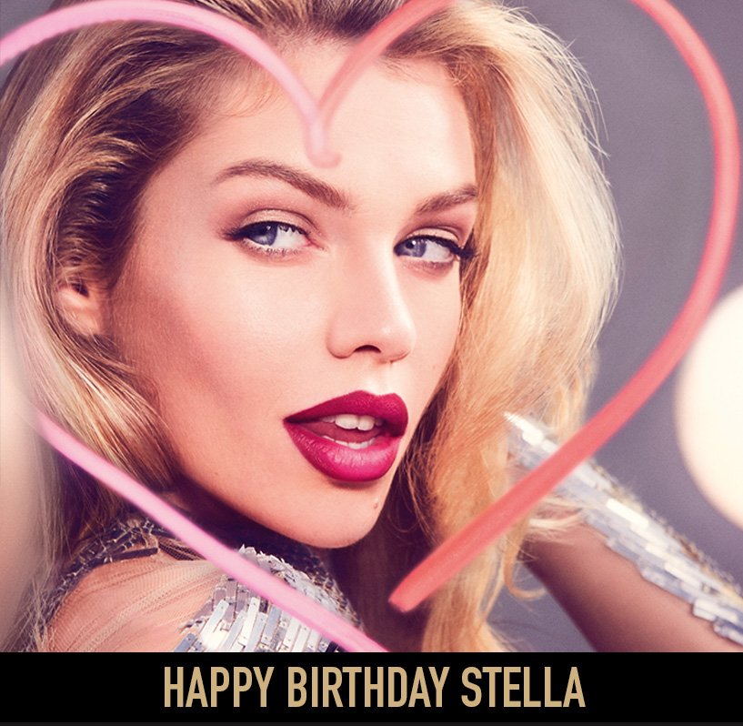 Happy birthday to our very own Stella Maxwell, you know how to  