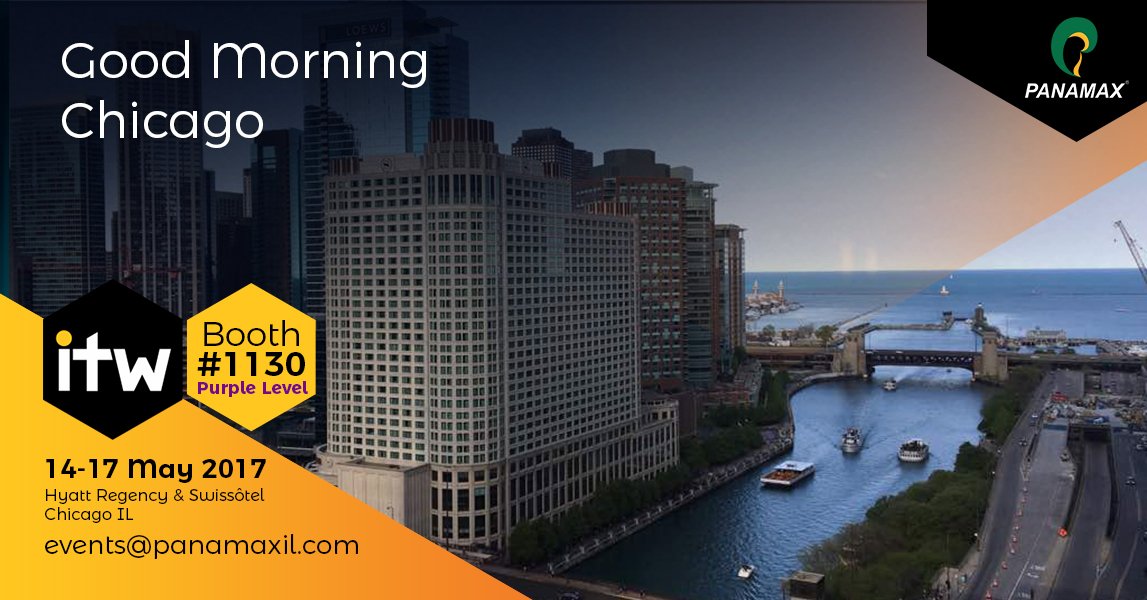 Good Morning #Chicago. It feels good to be back on the same turf at #ITW2017 #nostalgia #Panamax #telecom
