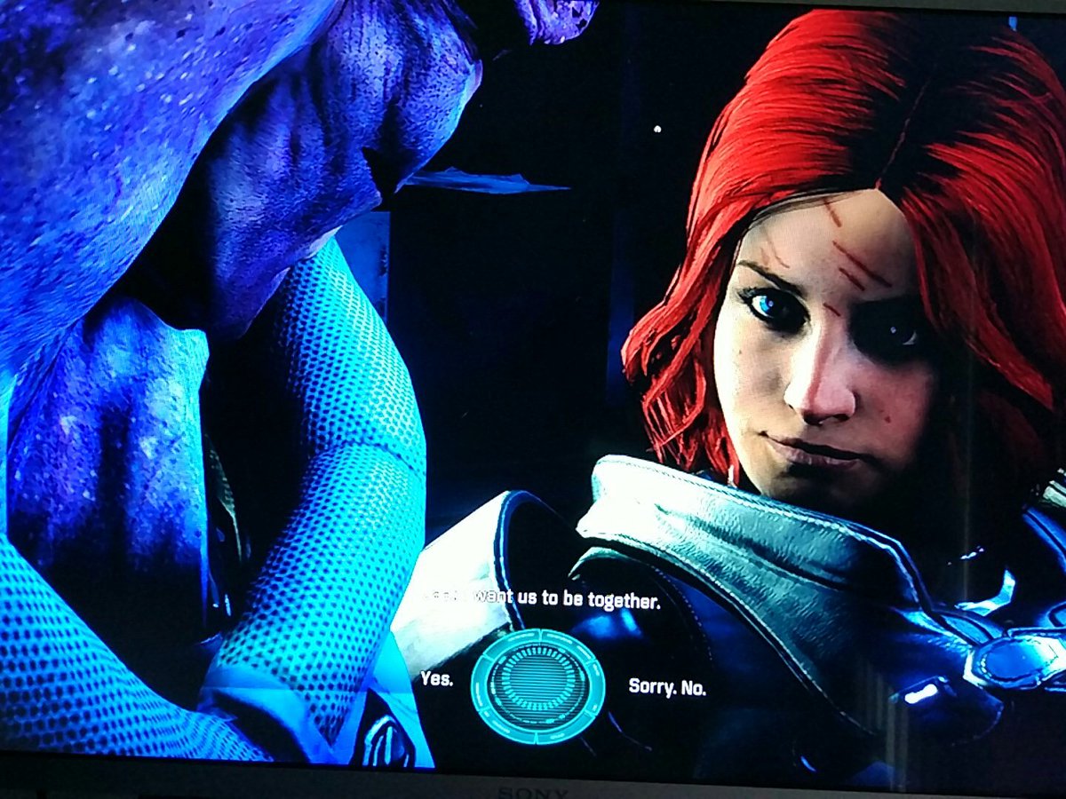 Decisions decisions... 
😘
#masseffectandromeda <a href="/bioware/">BioWare</a>