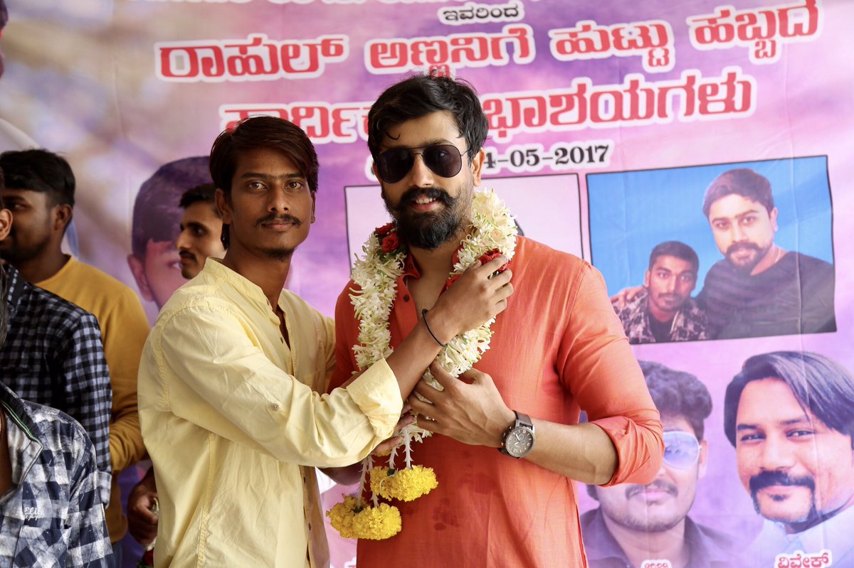 rahulsalanke145's tweet photo. Would like to thank #ningu #sachin and all the boys who came all the way from #hubli to wish me on my birthday :) thank you guys🙏😊 https://t.co/JWL7JMbvIN