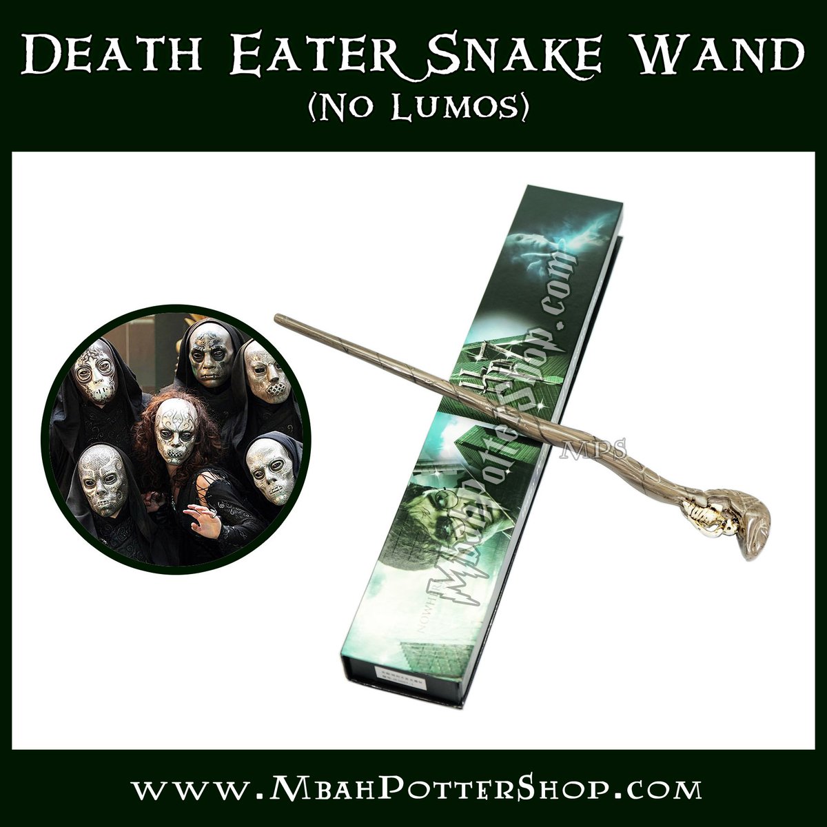 DEATH EATER SNAKE WAND (NO LUMOS) I IDR 169.900 I Ready Stock (Limited) I Impor I Untuk cara pembelian, silahkan cek di facebook.com/notes/mbah-pot…