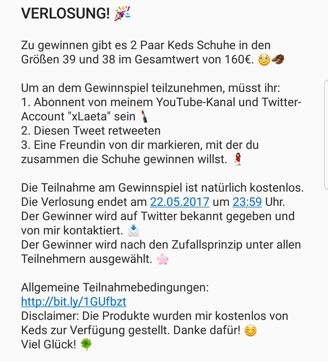 xLaeta's tweet photo. VERLOSUNG! 🎀 https://t.co/1LiDxPZj84
