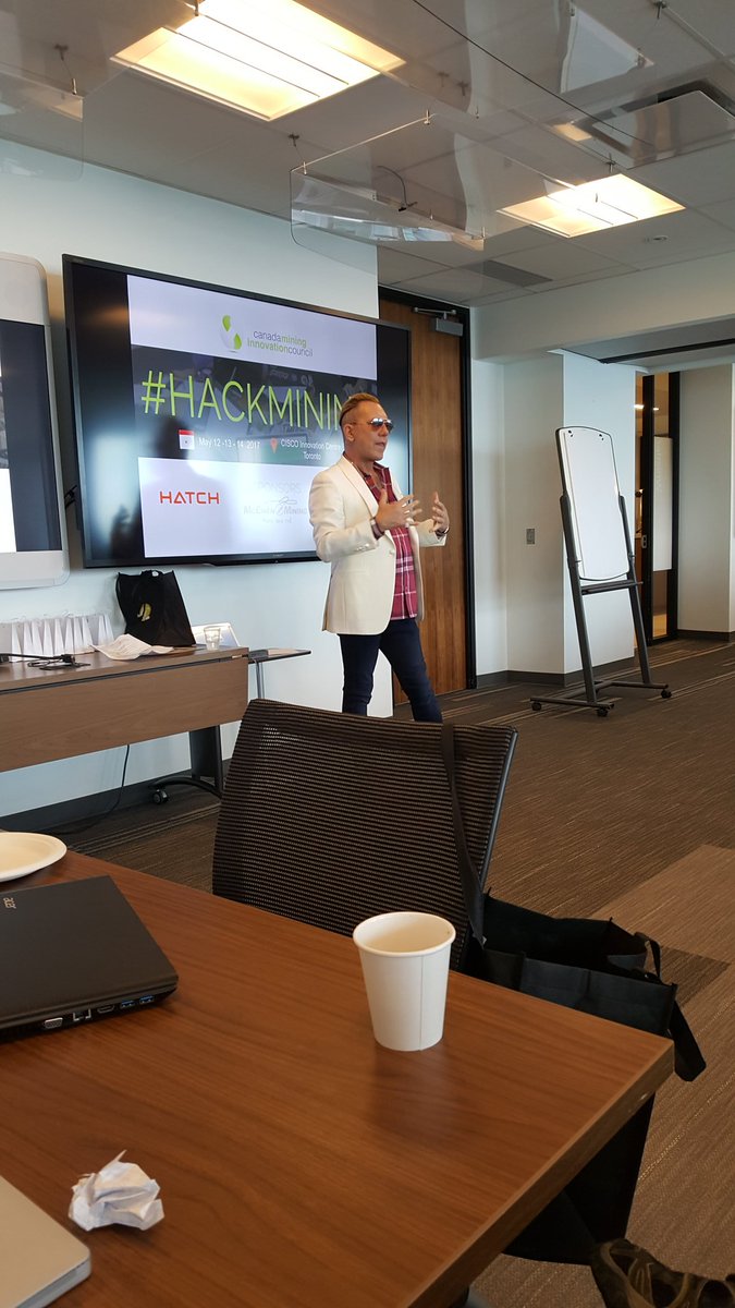 RIghnatios's tweet photo. Awesome talk by @MWekerle!
#hackmining https://t.co/JSsDGmh82X